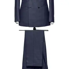 Красивый двубортный 2 шт. мужские свадебные вечерние костюмы, Зауженный блейзер, смокинг для жениха индивидуальный заказ terno