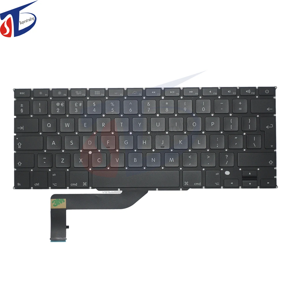 new original for font b macbook b font pro 15 4 A1398 retina UK English England