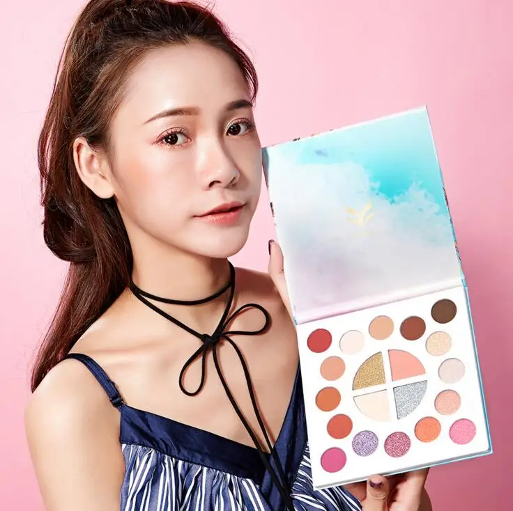 

HUAMIANLI Dream Catcher Dream 20Color Matte Pearlescent Polaroid Beauty Makeup Palette Eye Shadow Palette