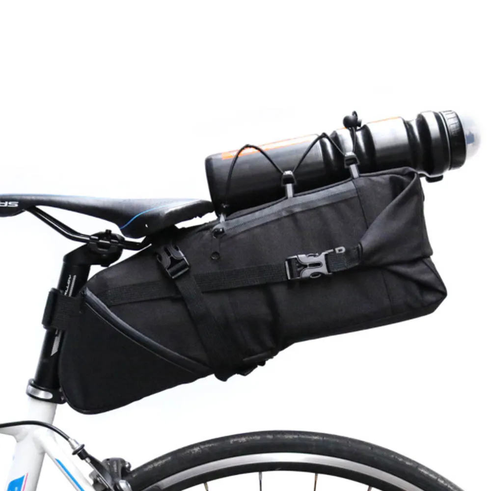 Top Adjustable Extendable 3L 10L Bicycle Seatpost Bag Bike Saddle Seat Storage Pannier Cycling MTB Road Rear Water Pack Rack 1