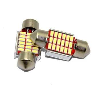 

5pcs can bus 18SMD 31mm 3014 C5W 12v LED Dome festoon light make up lamp glove box bulbs vehicle interior part replacement
