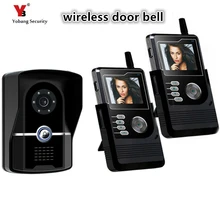 Yobang Security Free Shipping wireless Night Vision 2.4Ghz Video Door phone Intercom System Auto take pictures IR Camera