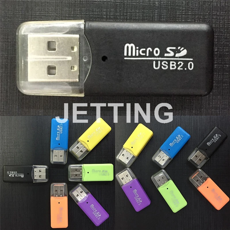 JETTING Hot Mini USB SD/MMC Memory Card Reader 480Mbps For Computer Laptop Drop Shipping | Компьютеры и офис