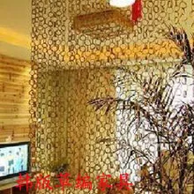 Бамбуковая занавеска из ротанга, соломенная ткачество, подвесная перегородка, ретро натуральный стиль, Домашний детский сад