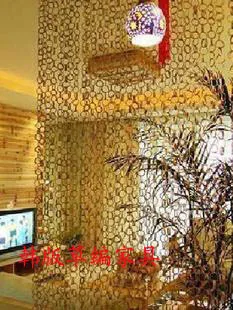 Rattan bamboo curtain   straw weaving hanging   partition curtain retro natural style of home kindergarten