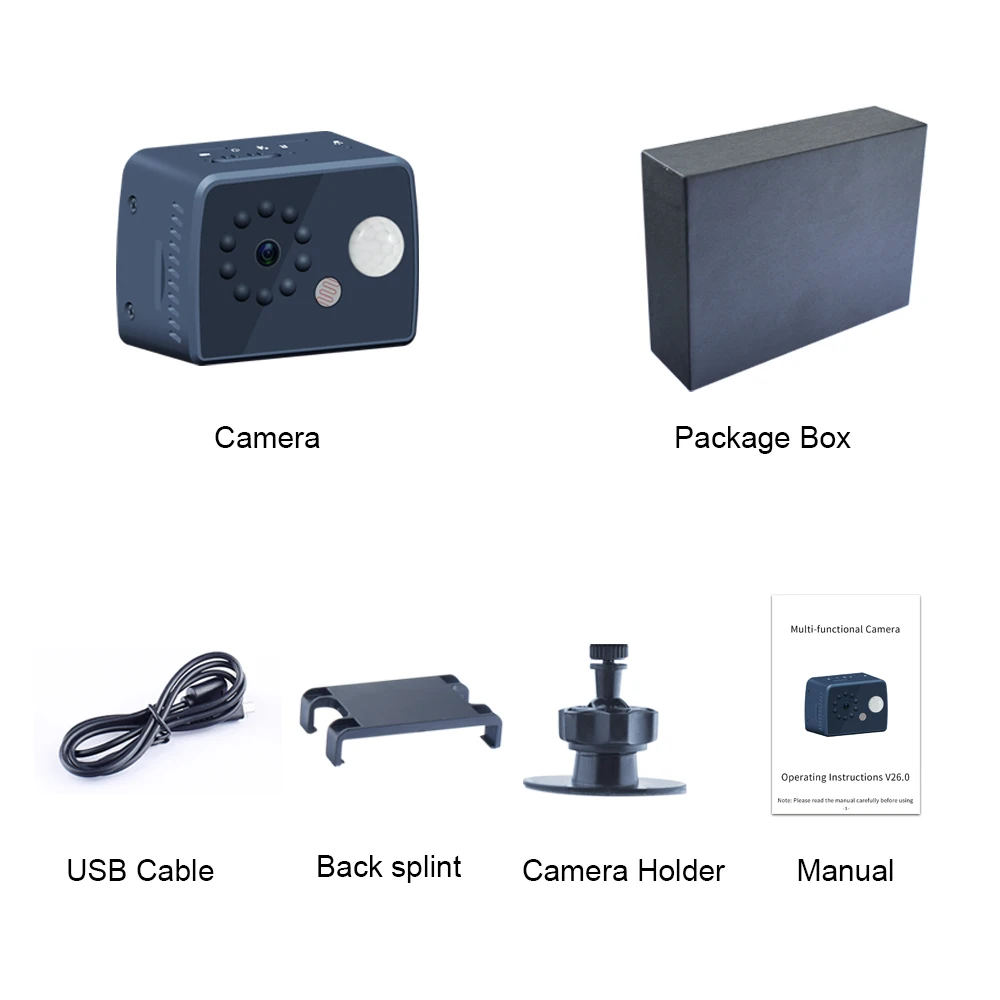 MD20 мини-камера PIR Обнаружение движения низкая мощность камера HD 1080 P датчик ночного видения видеокамера DVR микро Спорт DV видео маленькая камера