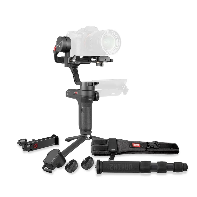 Zhiyun weebill лаборатории 3-осевой Беспроводной изображение передачи Камера Стабилизатор Для беззеркальных Камера OLED Дисплей портативный монопод с шарнирным замком - Цвет: Creator Package