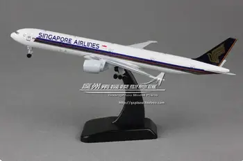 

20cm Metal Alloy Plane Model Air Singapore Airlines Aircraft Airbus 777-300 ER Airways Airplane Model w Stand
