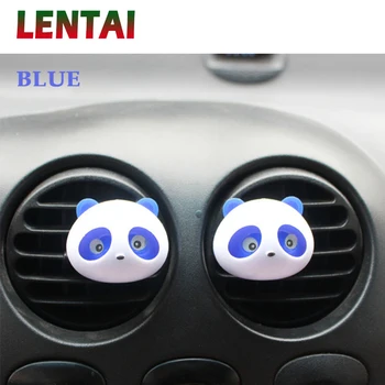 

LENTAI For Honda civic 2006-2011 2017 accord 2003-2007 fit Jaguar Cadillac 1Pair Car Air Outlet Perfume Panda styling