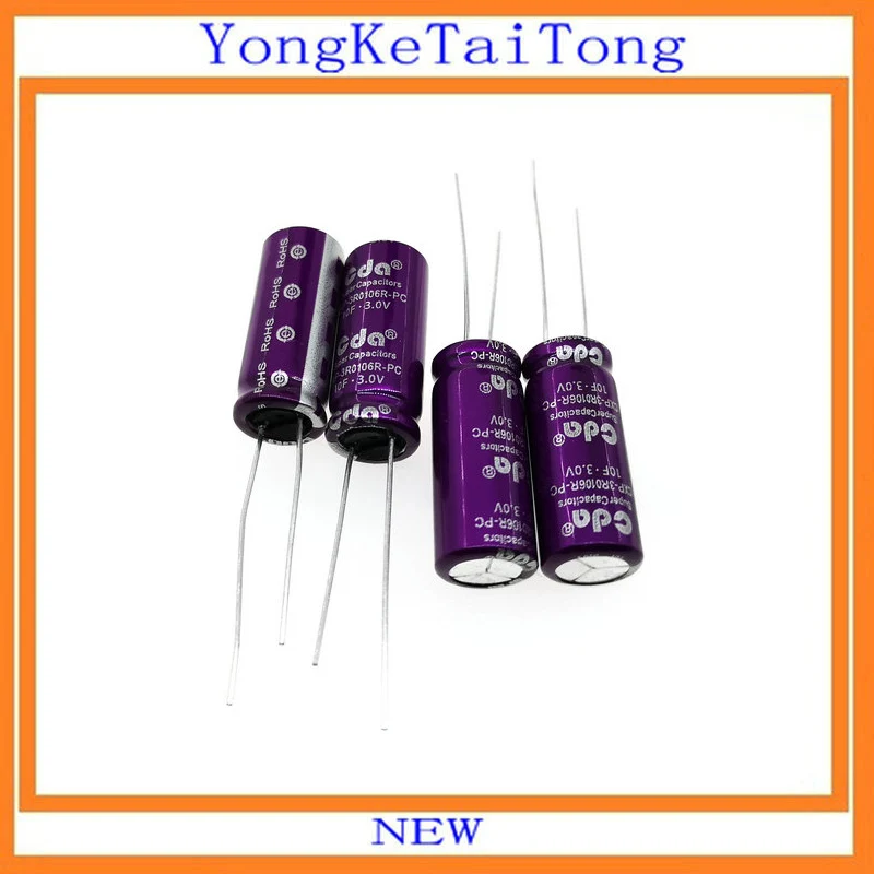 

10PCS 50PCS/LOT Super Capacitor 3.0V10F 3.0V 10F 10X25MM