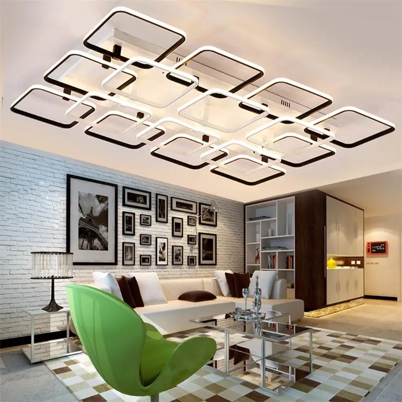 Потолочный светильник светодиодный с дистанционным управлением|rectangle ceiling