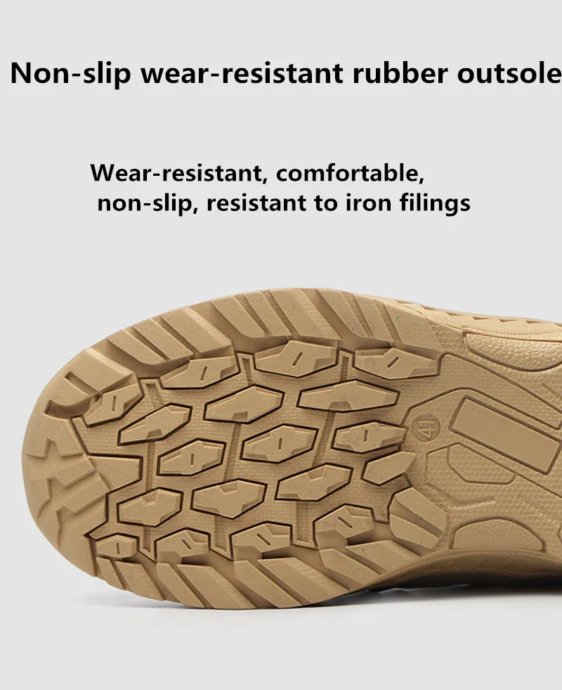 4 Breathable Mesh Safety Shoes Men Light Sneaker Indestructible Steel Toe Soft Anti-piercing Work Boots