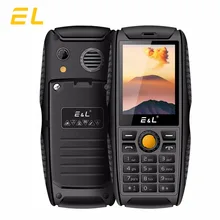 Оригинальный EL S200 Мини Ключ Телефон большой светодиодный фонарик Bluetooth 2 г телефонов Dual SIM 2000 мАч IP68 Водонепроницаемый Мобильные телефоны дешевые