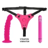 Strapon Phallus Silicone Tpe Suction Cup Dildo with Vibrator Penis for Woman Gay Lesbian Sex Toy Woman Man Strap On Small Dildo 1