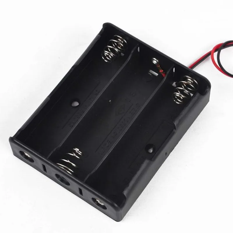 Mayitr 1pc 1/2/3/4 Slots 18650 Battery Storage Case Box Holder with Wires Leads For 18650 Battery