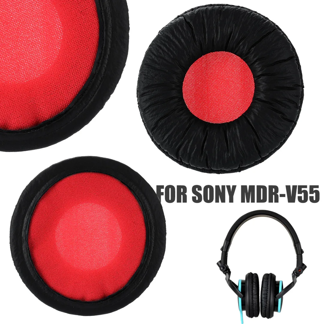 Newest 1Pair Replacement Ear Pads High Quality Soft Ear Cushions Covers Suitable For Sony MDR-V55 Headphones Mayitr