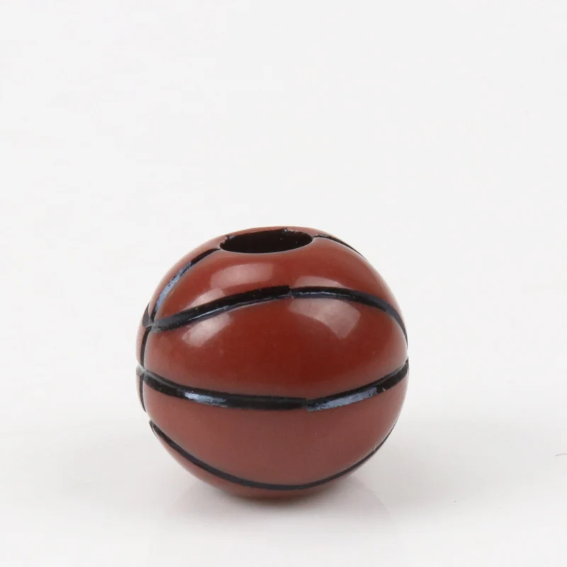 12 мм 50 шт. баскетбольные акриловые круглые бусины Spacer для ювелирных изделий DIY YKL0354 - Цвет: 3