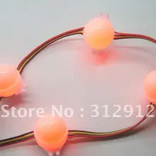 DC12V WS2801 пиксельный модульный, с 3 шт. 5050 RGB SMD светодиодный, 30 мм в диаметре, 20 штук веревочке; 256 Серая шкала