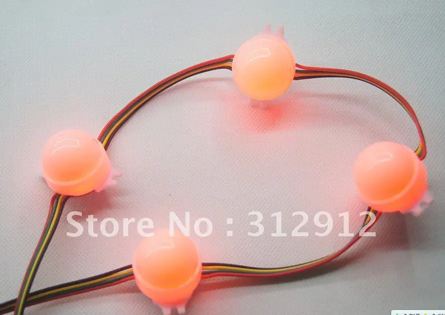 Пиксельный модуль WS2801 12 В постоянного тока с 3 светодиодами 5050 RGB SMD диаметр 30 мм 20