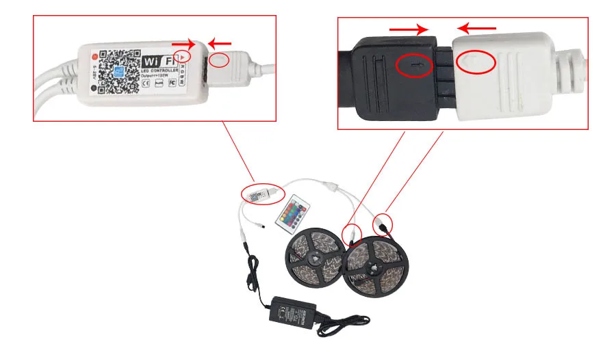 5 м 5050 RGB Светодиодные ленты свет Водонепроницаемый 60 светодио дный s/M 10 м 15 м светодио дный лента удаленного 44Key/WI-FI контроллер 12 В адаптер