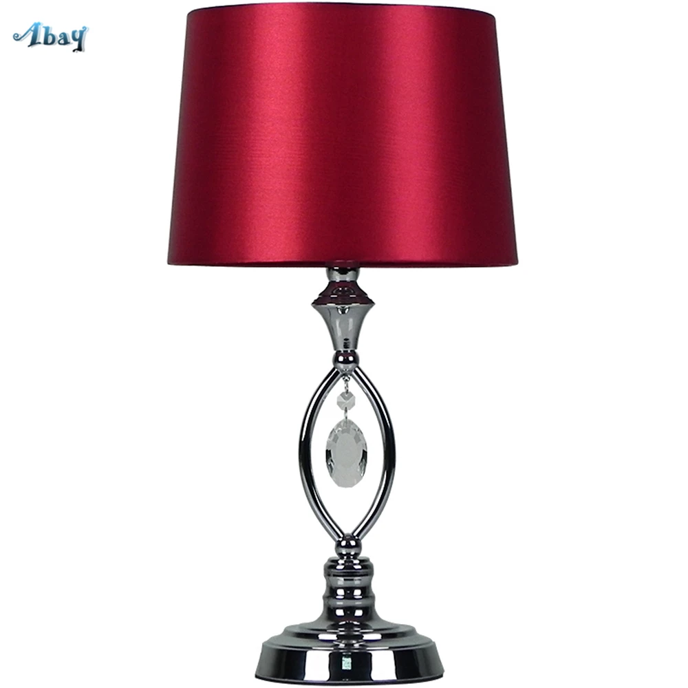 

Nordic Modern Crystal Table Lamps for Living Room Bedroom Wedding Room Princess House Bedside Lights Dresser Lights Loft Deco