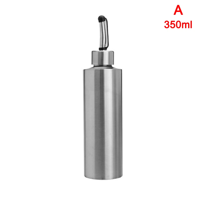 

New Useful 250/350/550ml Stainless Steel Oil Storage Bottle Leakproof Seasoning Container for Kitchen @LS