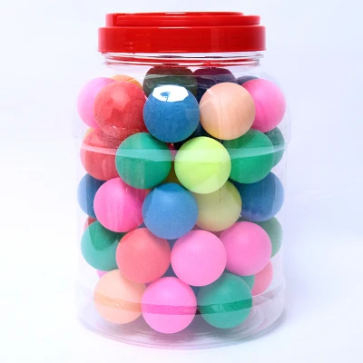 2017 لا الكلمات اليانصيب الكرة تنس طاولة تنس طاولة اليانصيب حزمة القمار لعبة الترفيه رذاذ الكرة 60 قطعة/الحزمة مع جرة