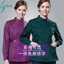 Весна хлопок прочный, поддается стирке медицинская форма Scub медицинский форменный костюм для женщин