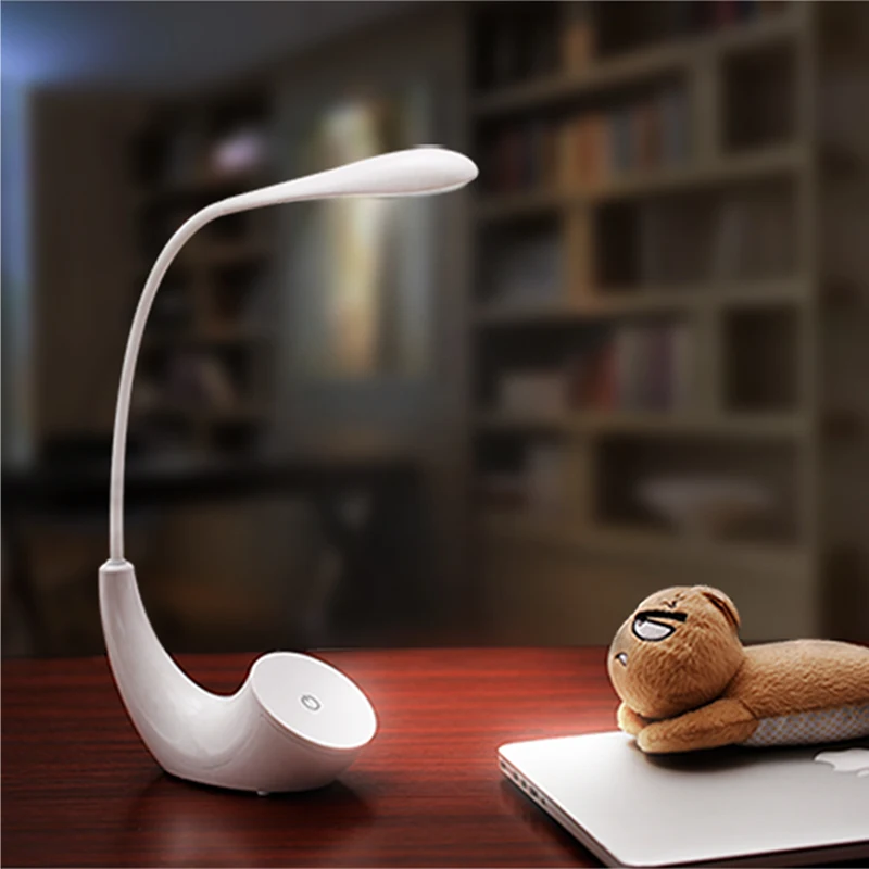 

New creative reading USB rechargeable lamp students learn eye protection LED lamp fashion style simple bedside lamp