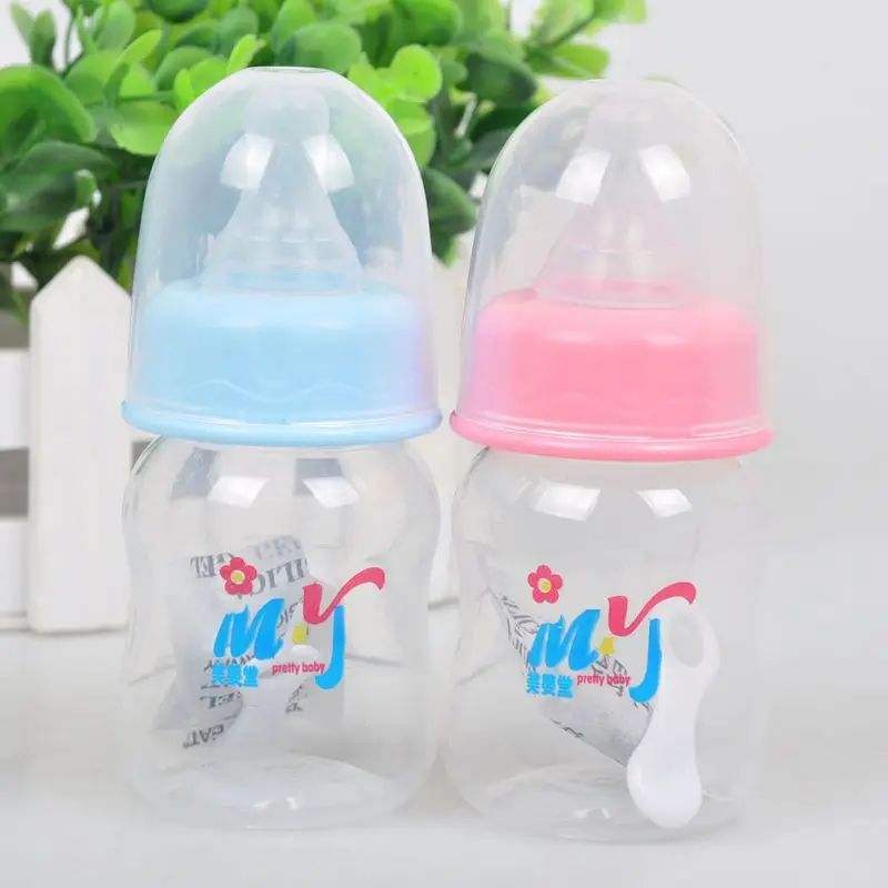 60 мл детские PP материал детская молочная смесь Кормление бутылка сок бутылки новорожденных Essential Карманный для бутылок (бутылка печати