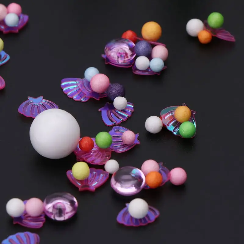 1 мешок слизи хвост русалки маленькие шарики из пенопласта шарики игрушки для детей DIY Набор аксессуары для детей Забавный игрушечный инструмент расслабляющий подарок