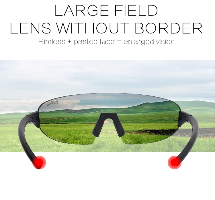 Photochromic polarizado ciclismo eyewear lentes ciclismo mtb