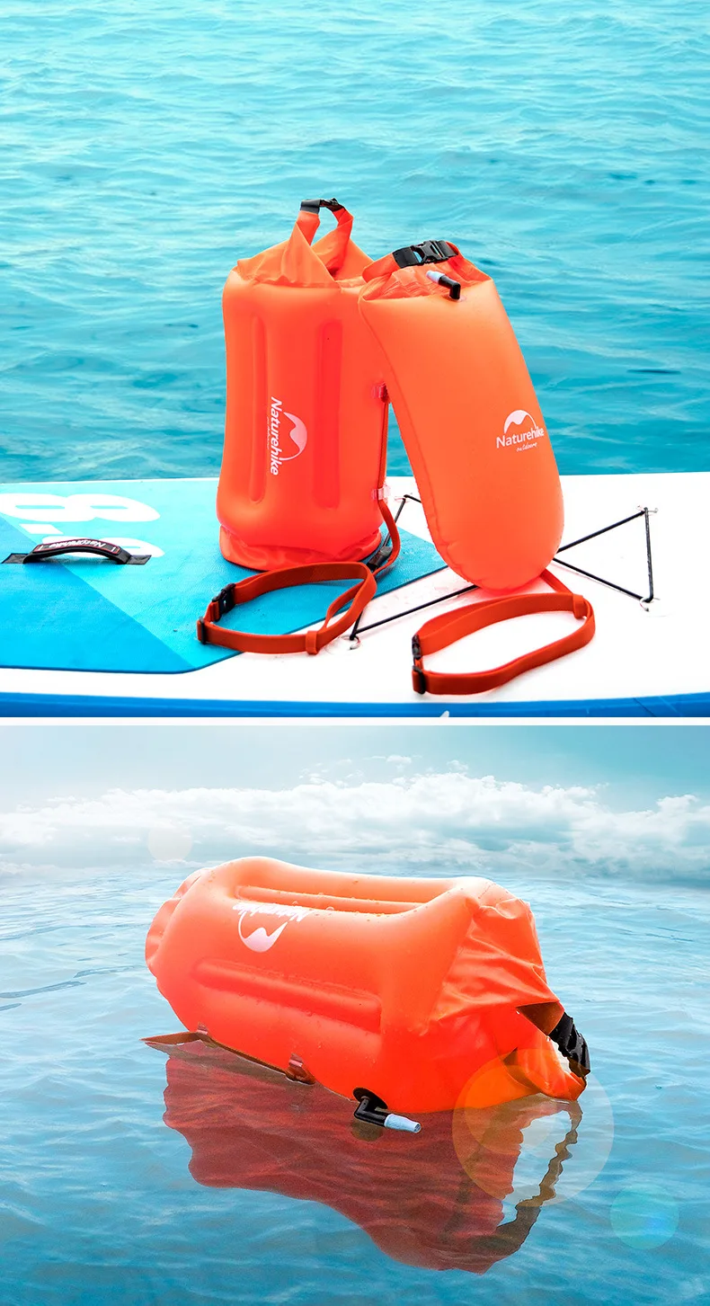 Naturehike impermeable bolsa inflable River Trekking bolsas Snorkeling natación bolsa de natación al aire libre equipamiento NH17G003-G Naturehike impermeable bolsa inflable River Trekking bolsas Snorkeling natación bolsa de natación al aire libre equipamiento NH17G003-G