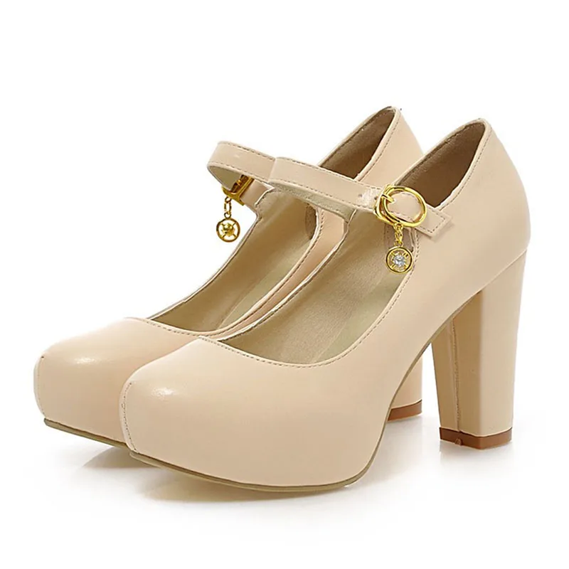 high heel platform mary janes