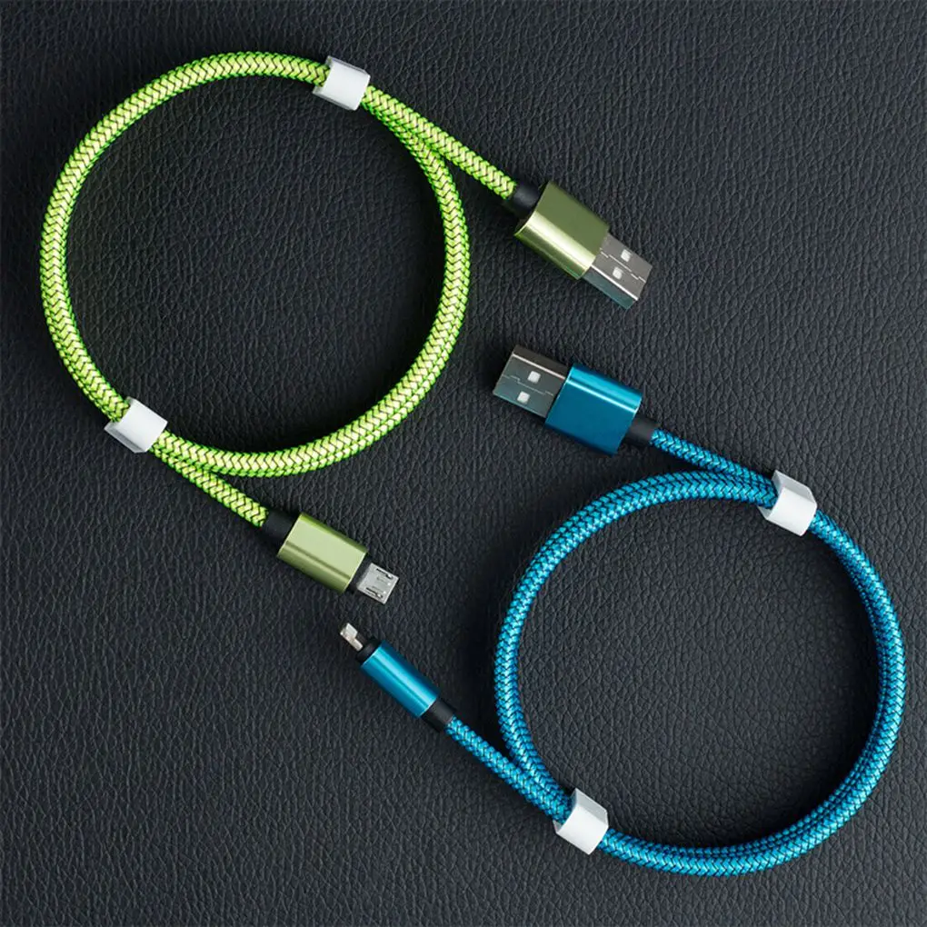 متعددة اللون 1 m/2 m/3 متر سريعة تهمة USB نوع C كابل الهاتف المحمول سريع شحن سلك خط 2.4A USB C البيانات الحبل