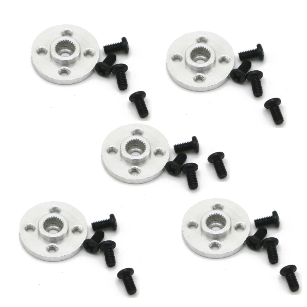 5pcs/lot Metal Servo Arm 25T Round Type Disc Matal Horns for MG995