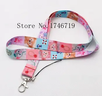 

Free Shipping 10 pcs Cartoon bear Mobile Phone Neck Straps Neck Strap Key Chains Lanyard WW-11