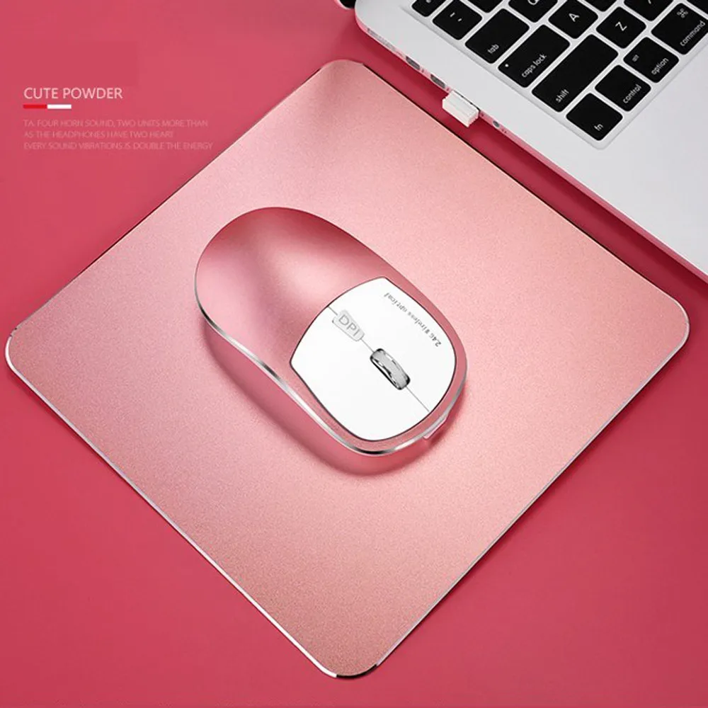 

2019 Most Popular Anti-skid Ergonomic Design 2.4G Wireless USB Mute Charging Mouse Ergonomics Optical Game Mouse + Mouse Pad