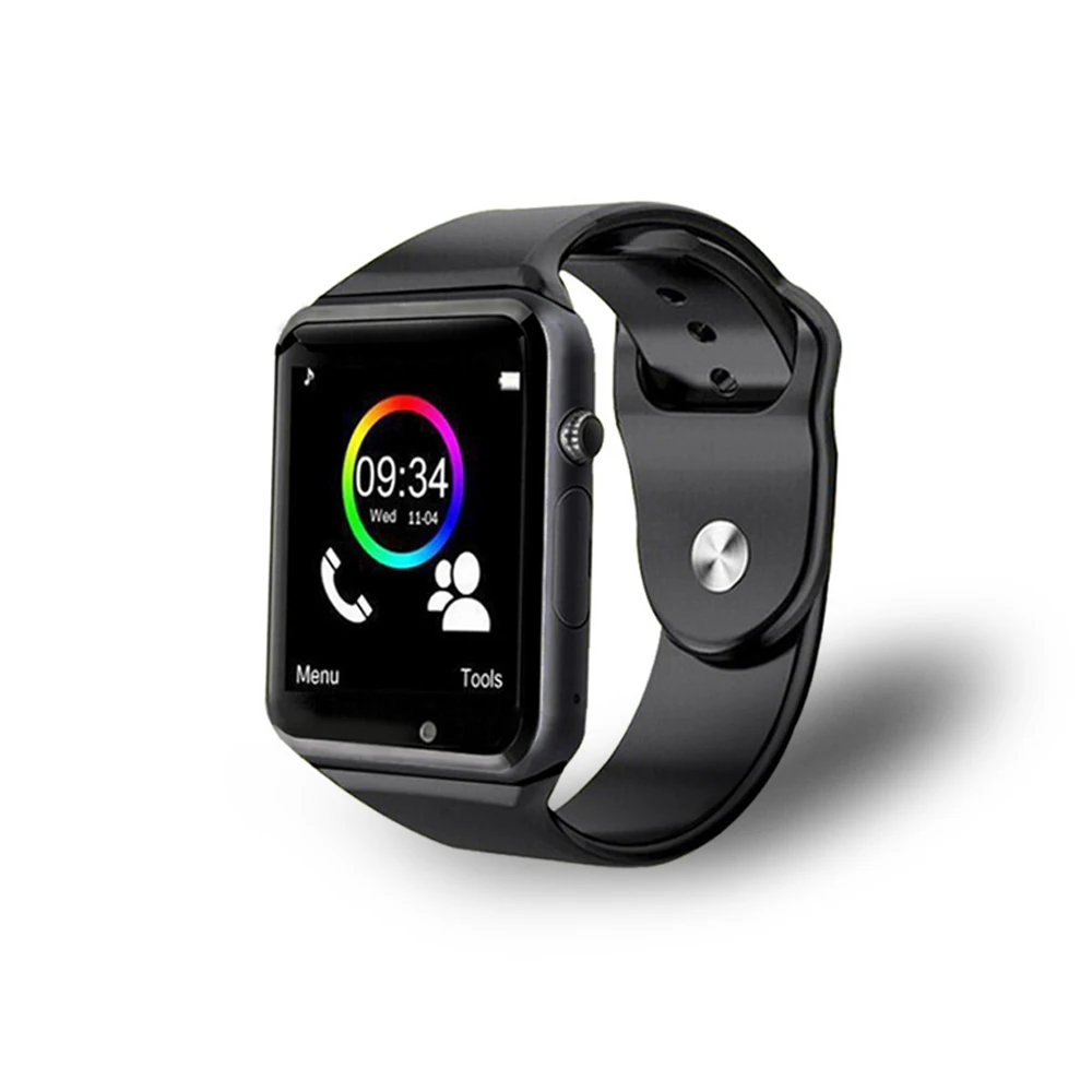Наручные часы A1 Bluetooth Smart Watch Sport шагомер с сим Камера Smartwatch для Android
