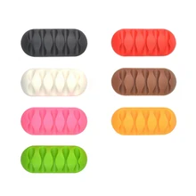2pcs/lot Tabletop Cable Organizer Holder Mouse Keyboard Cord Cable Winder Cable Holder for Earphones Wire Computer Data lines