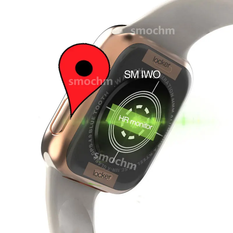 

SM IWO 10 Smart Watch Bluetooth 1:1 Series 4 Wireless Charger IWO 8 Plus Updated GPS Sports Heart Rate Monitor For Apple Android