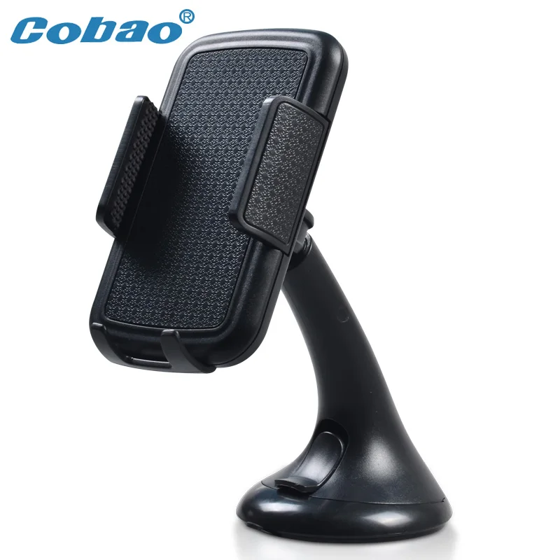 Cobao автомобильный держатель телефона 360 Регулируемый мобильный универсальный автомобильный держатель липучка на лобовое стекло автомобил...