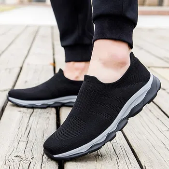 

Summer Men Shoes Breathable Air Mesh Casual Shoes Loafers Light Woman Shoes Sneakers Zapatillas Hombre 2019 Fashion Lovers Shoes