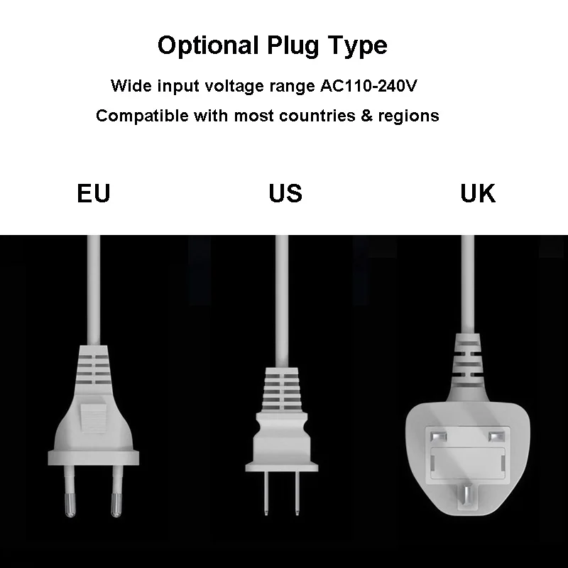 Quick Charge 3.0 Smart 8 Ports USB Charger Station LED Display Fast Charging Power Adapter Desktop Strip USB Phone Charging HUB (4)