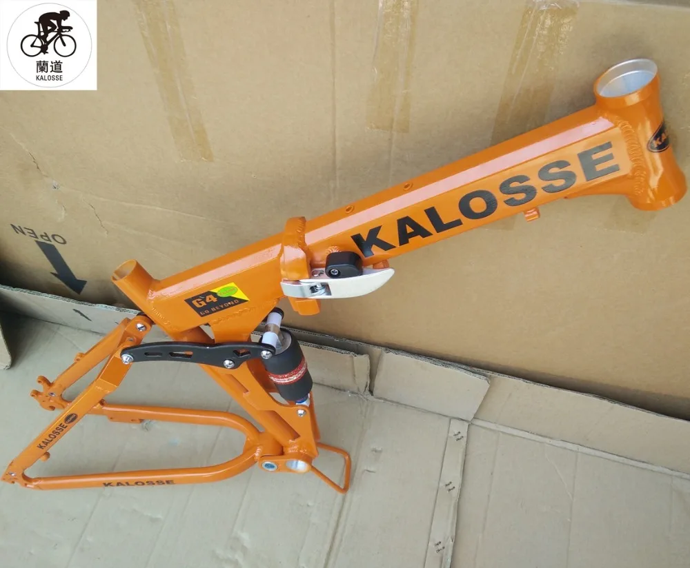 Discount Kaloss  Hot selling  Folding  Fat bike frame  snow bike frame  26*17 inch ,  26*4.0 inch   Beach bike   frame 10