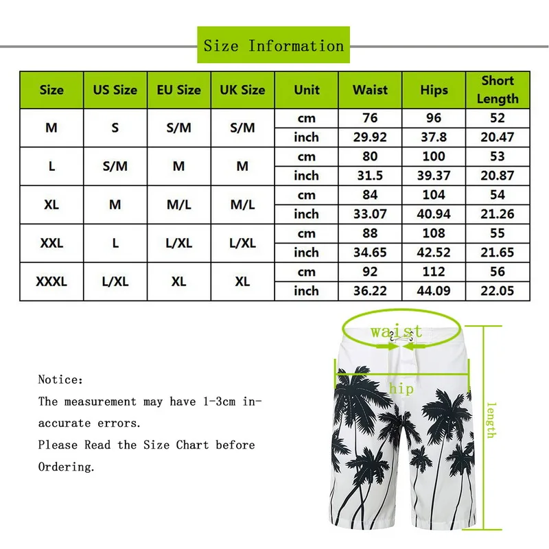 LOOZYKIT 3XL для мужчин's пляжные шорты Модные Одежда заплыва Гавайский пляжные шорты в повседневном стиле Drawstring шорты для женщин Праздник Masculino