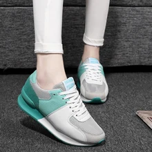 New Lightweight Breathable Shoes Woman Casual Shoes Adult Shoes 2016 Hot Sale Promotional zapatillas deportivas mujer lace up