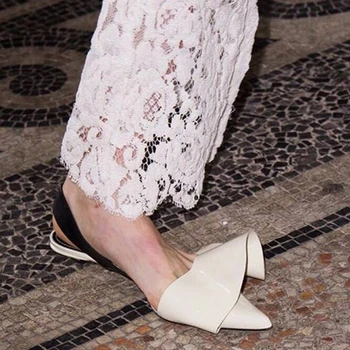 

genuine leather back strap roman sandals women cat heel ruffles gladiator sandals pointed toe low heel brand design shoes women