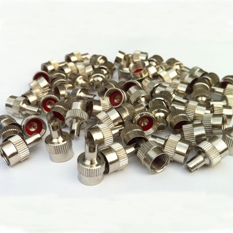 (100 pieces /lot ) Wholesale New Aluminum Valve Cap American valve dust
