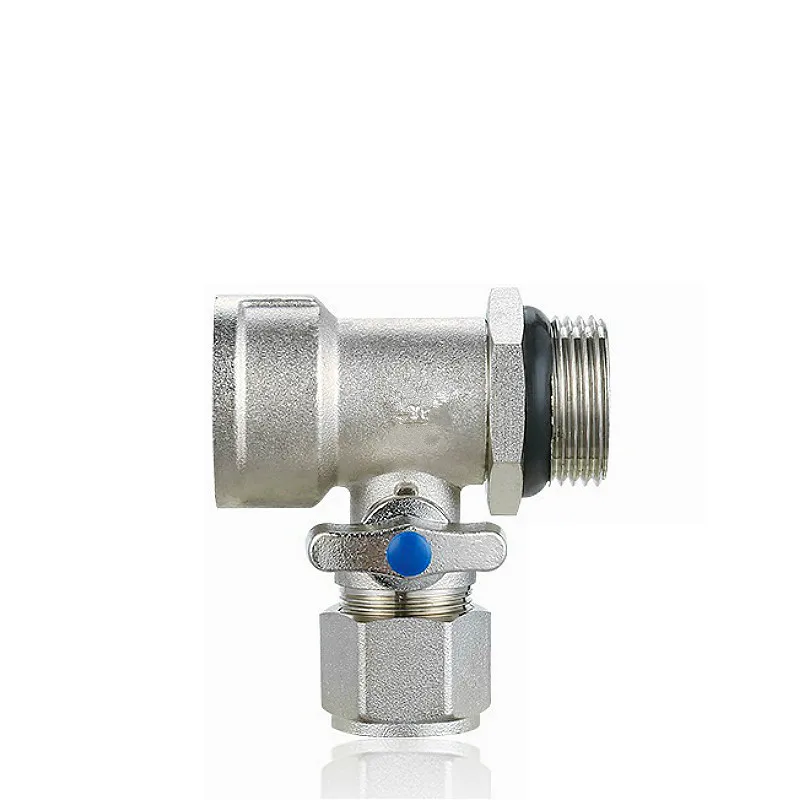 Термостатный радиатора Сертифицированный Управление Левый клапан мужской внутренняя резьба воды адаптер питания 1 ''DN25*1620 тройник латунные ценность кран шаровой клапан